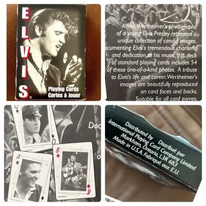 Rare Vintage Elvis Presley Playing Cards - Alfred Wertheimer Photos 54 photos